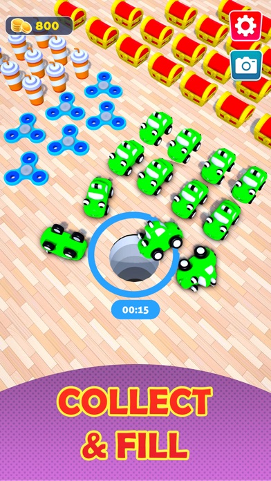 Toys Hoarder  Hole n Fill Game Screenshot