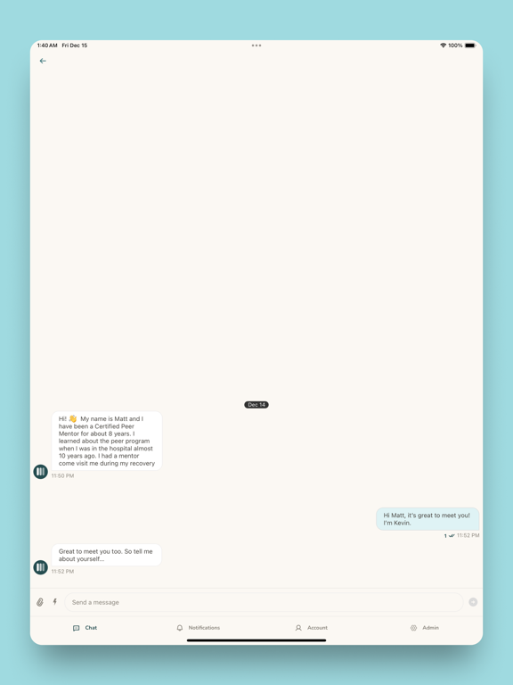 TandemStride iPad screenshot 4 - Health & Fitness app