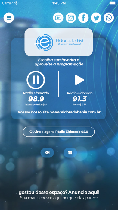 Rádio Eldorado BA Screenshot