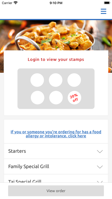 Taj Tandoori, Hull Screenshot