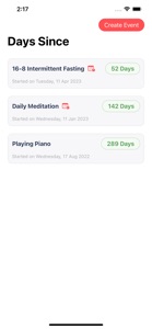 Days Since Goal Tracking screenshot #1 for iPhone