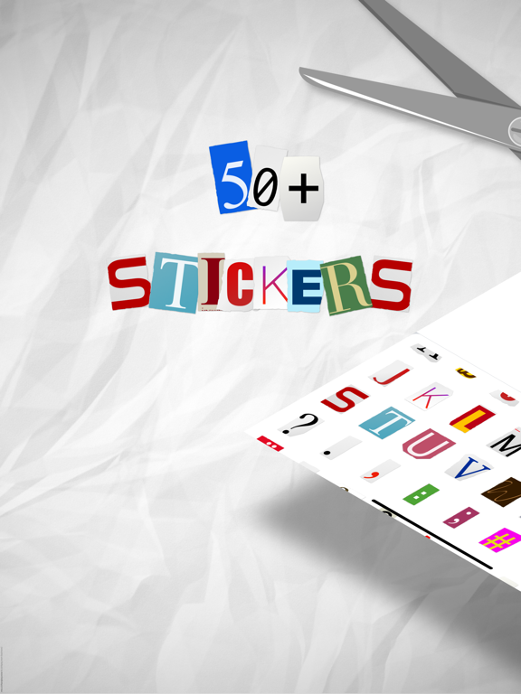 Letter Snippets Stickers screenshot 6