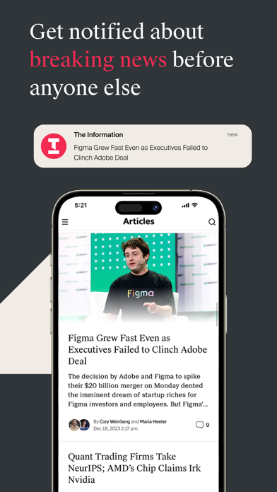 The Information: Tech News Screenshot