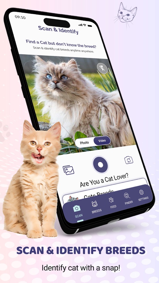 #1. Cat Identifier: AI Cat Scanner (iOS) Podle: DIFFERENZ SYSTEM PRIVATE LIMITED
