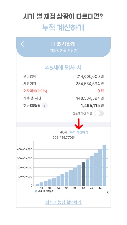나 퇴사할래 - 경제적 자유 계산기