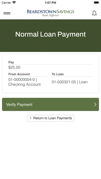 Beardstown Savings s.b. Screenshot