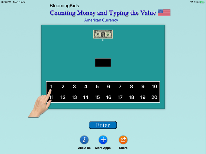 Counting and Typing US