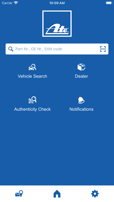 ATE Catalogue Screenshot