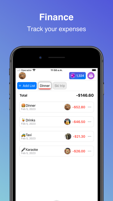Tracking Money - My Budget Screenshot