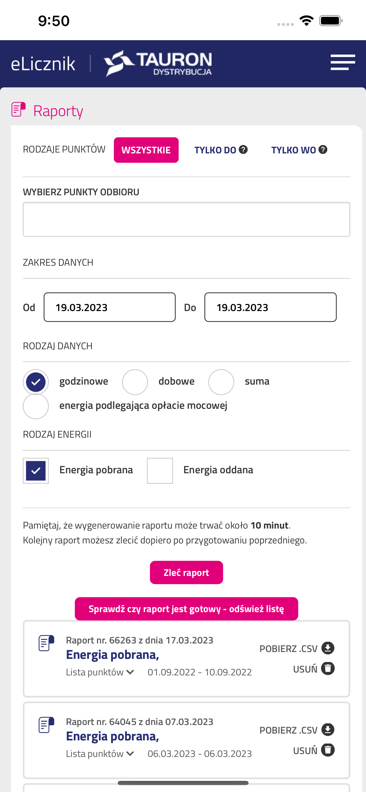eLicznik TAURON screenshot 7