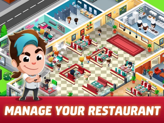 Idle Restaurant Tycoon: Empire iPad app afbeelding 2