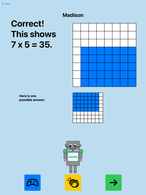 Third Grade Math Drill iPad screenshot