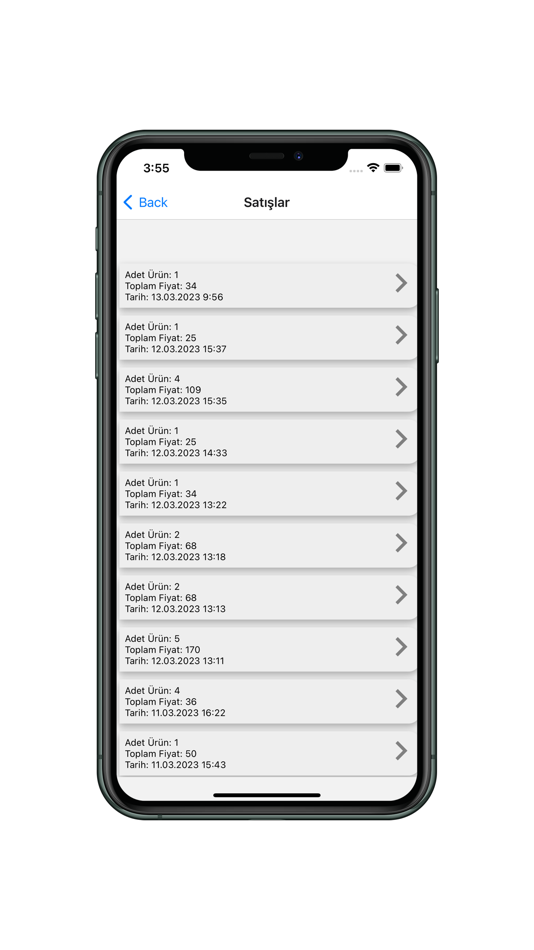 #3. Mobil Kasa Barkod (iOS) By: Samet Ersoy