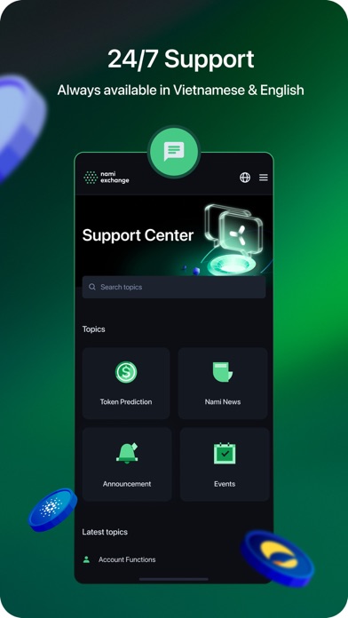 Nami Exchange: Buy BTC, Crypto Screenshot