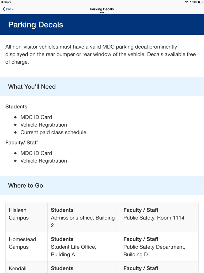 Miami Dade College - My MDC