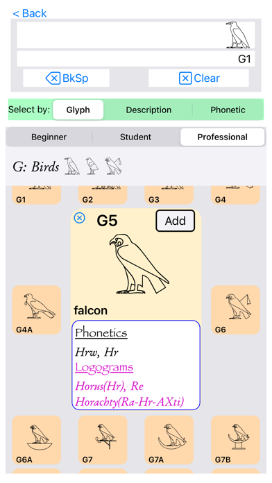 Hieroglyph Pro Screenshot