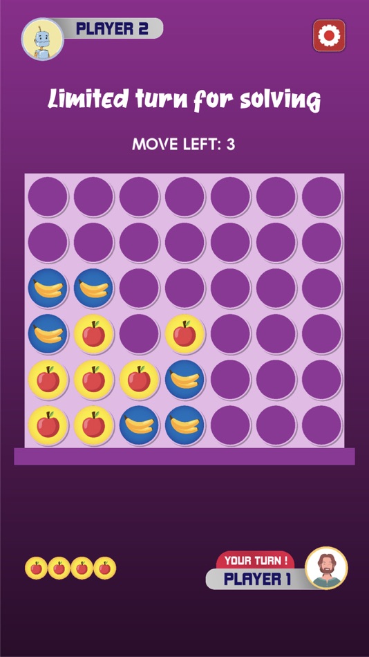 #8. Connect In A Row Puzzle Solve (iOS) By: Arclite Systems LTD
