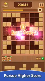 wood block puzzle - brain test iphone screenshot 3