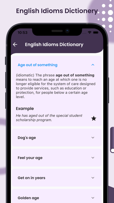 Idioms and Phrases - English Screenshot