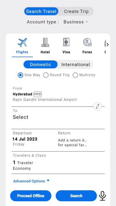 Satguru Travel EVA Screenshot