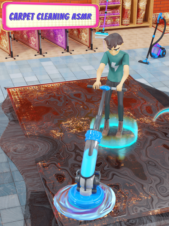 Clean The Carpet ASMR Washer