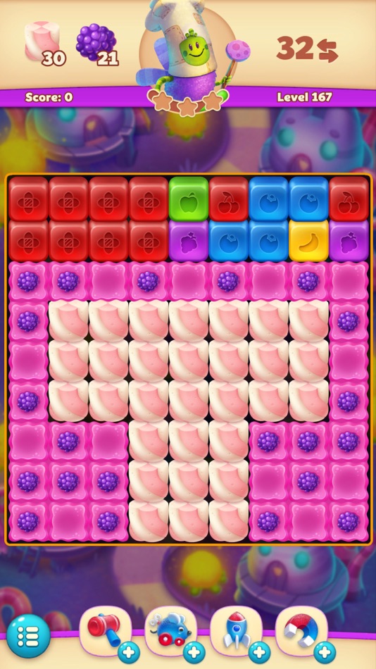 #1. Jelly Cube Blast (iOS) Av: redBit games