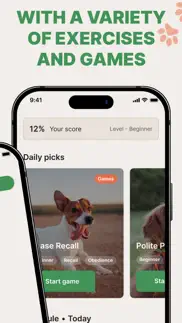 dog & puppy training app iphone screenshot 2