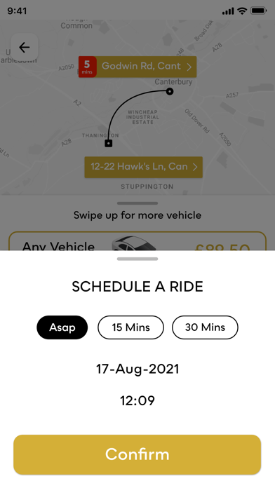 Cab Direct Canterbury Screenshot