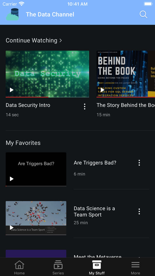 #4. The Data Channel (iOS) 由: Andy Leonard Training