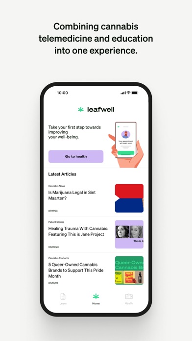 Leafwell: Cannabis CBD Health Screenshot