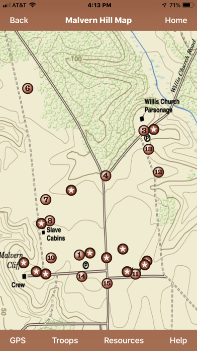 Malvern Hill Battle App Screenshot