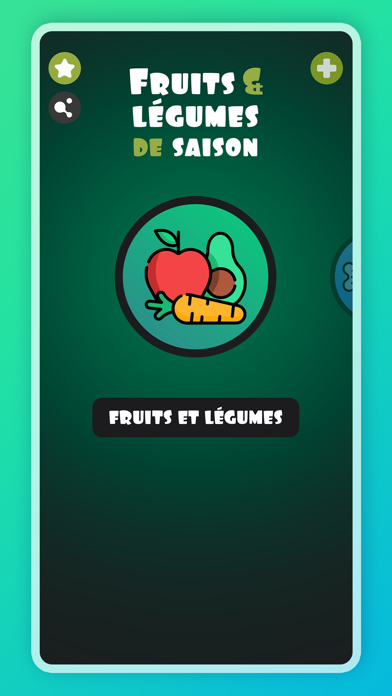 Fruits et légumes de saison Screenshot