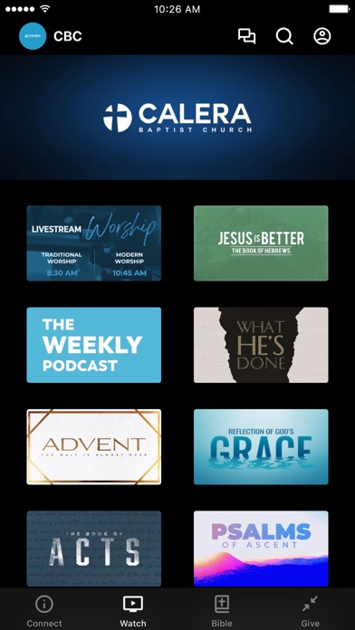 Calera Baptist Church Screenshot