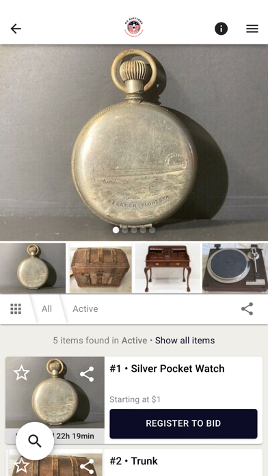 M3 Auctions Screenshot