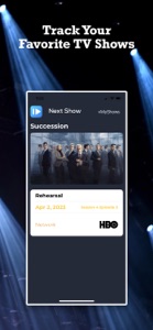 NextShow - Your TV Shows screenshot #2 for iPhone