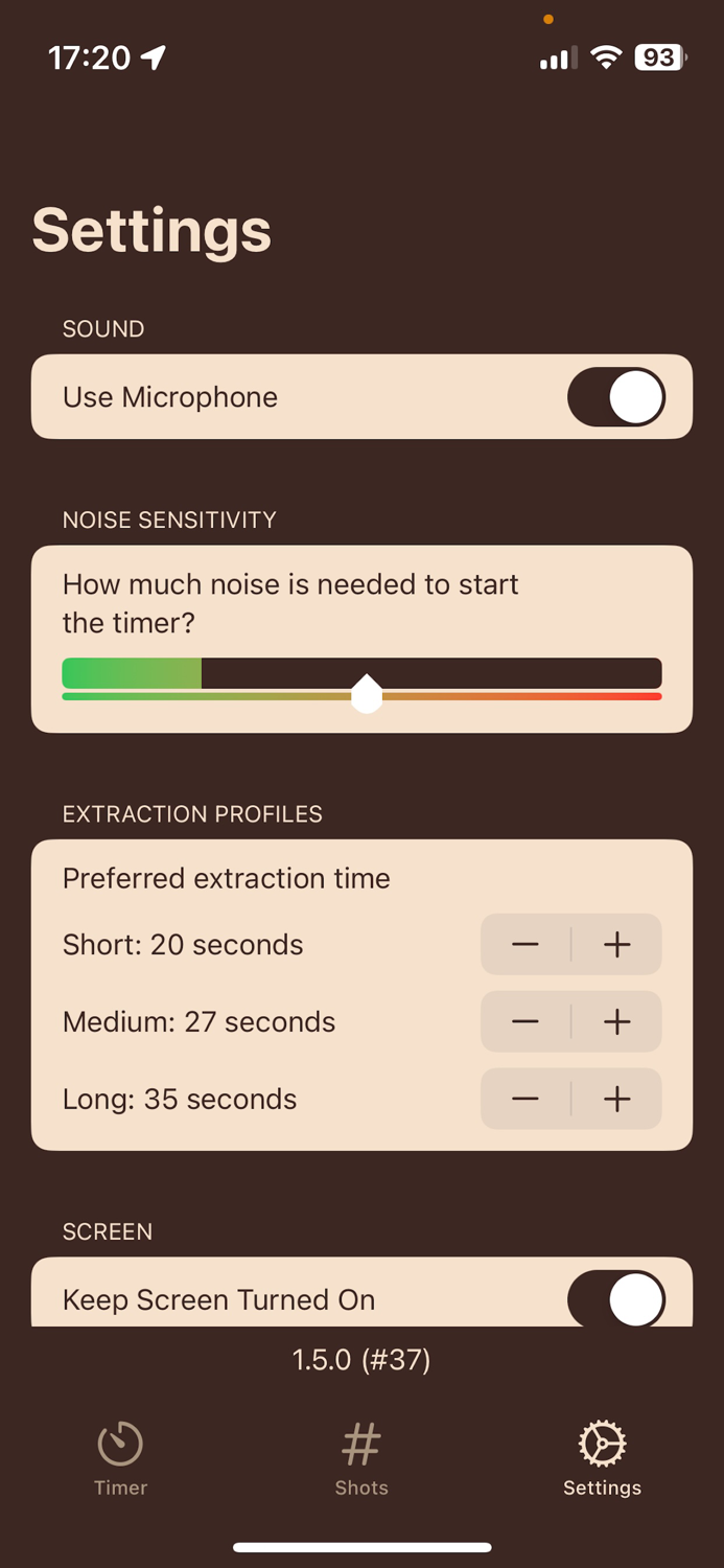 Simple Espresso Timer