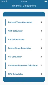 financial calculators - all in iphone screenshot 1