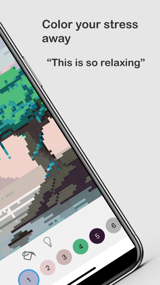 #2. Pixel Color - Color by Number (iOS) Podle: Moo Moo Lab LLC