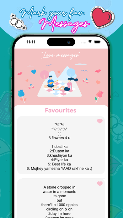 Screenshot #2 pour Love Messages- Romantic Love