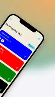simple shopping list maker iphone screenshot 2