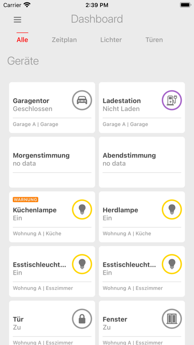 dienstWERK Smart Home Screenshot