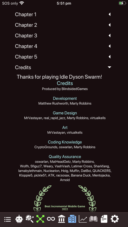 #7. Idle Dyson Swarm (macOS) 由: Blindsided Games