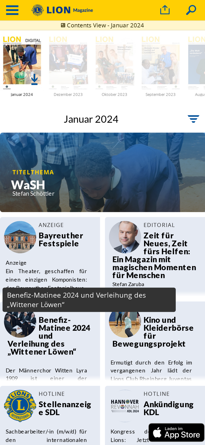 Das LION-Magazin Deutsche