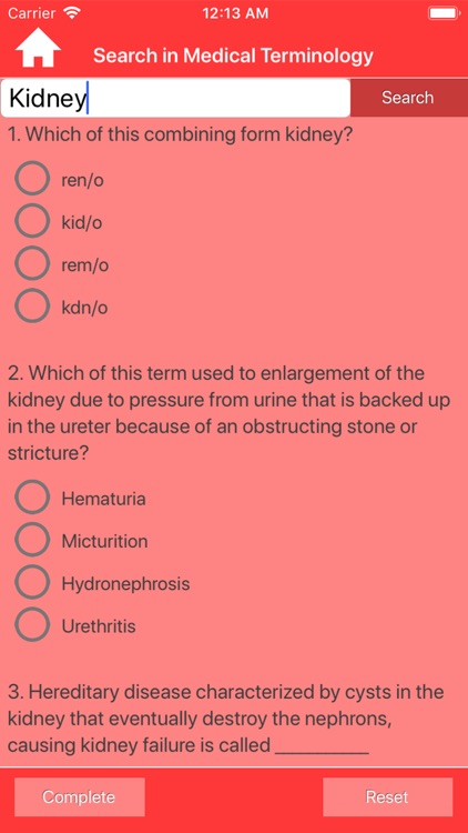 Urology Medical Terms Quiz screenshot-6