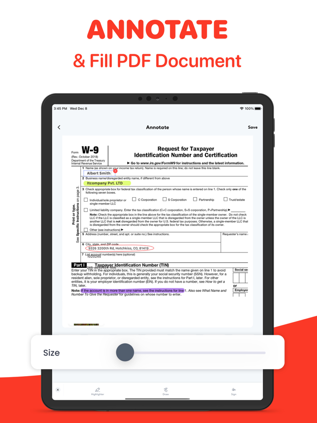 PDF コンバーター、Word から PDF へ スクリーンショット