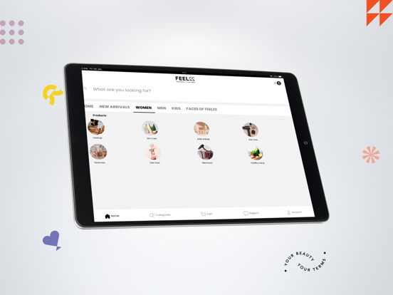 Feel22-Your Beauty, Your Terms iPad screenshot 4 - Shopping app