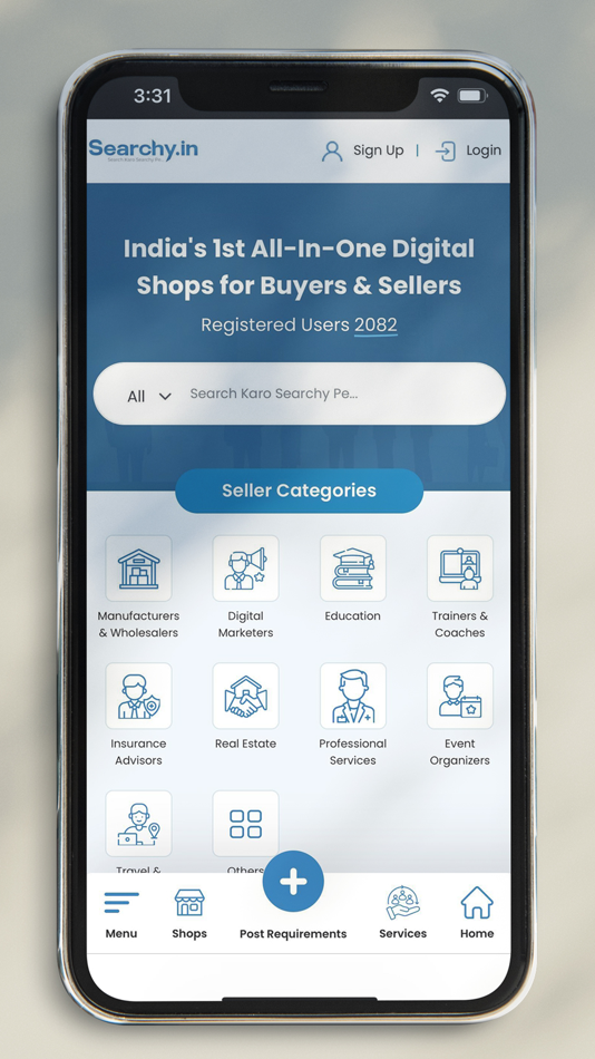 #1. Searchy.in (iOS) Podle: MyAppz.AI