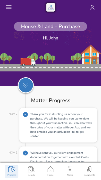 On Point Conveyancing Screenshot