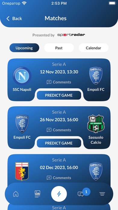 Empoli FC Official Screenshot