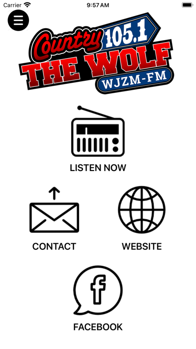 Country 105.1 The Wolf-WJZM Screenshot